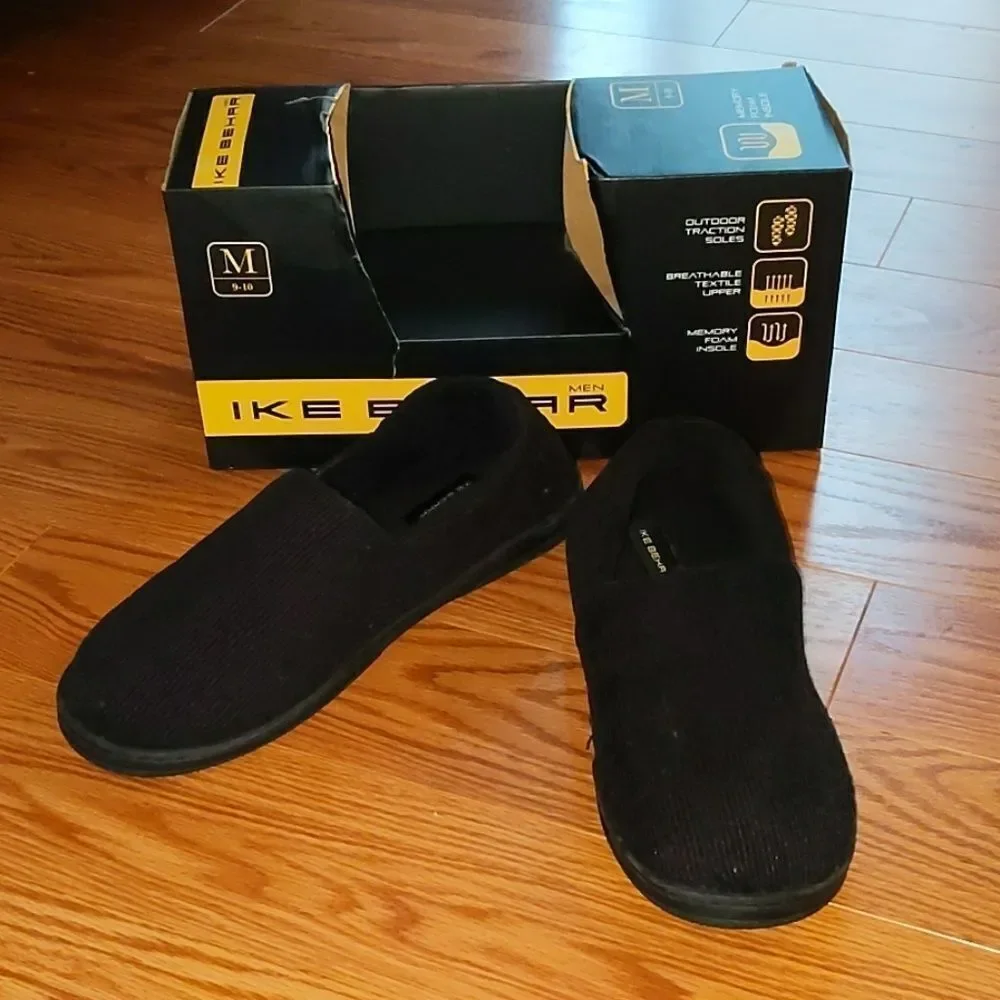 Ike Behar slippers slip ones Sz M 9/10 NIB